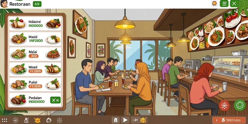 Tampilan antarmuka yang ramah pengguna.