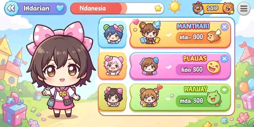 Tangkapan layar menunjukkan karakter utama dalam pertempuran epik.