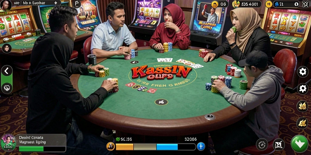 Tangkapan layar menampilkan dunia penuh warna dari game FIONA77.