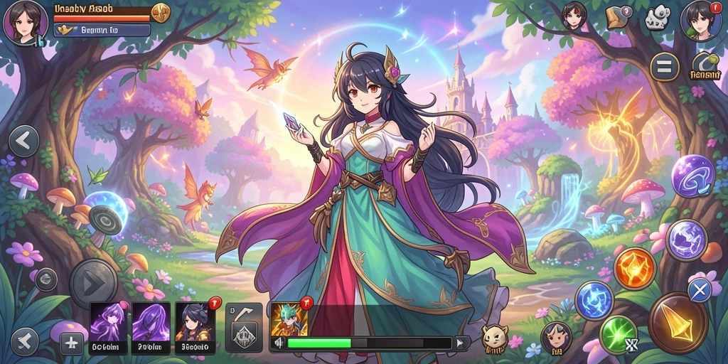 Screenshot menampilkan tampilan awal permainan yang menarik.