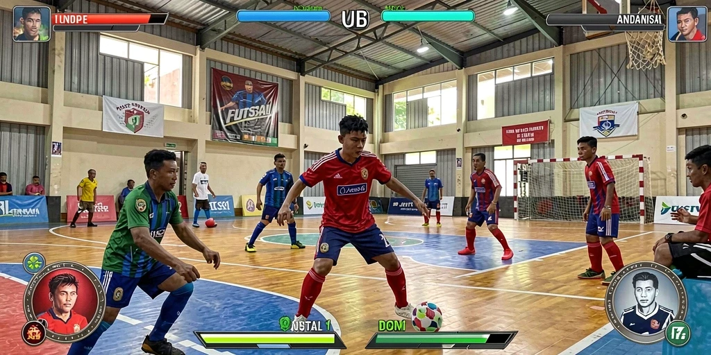 Tampilan grafis yang menakjubkan dalam game.