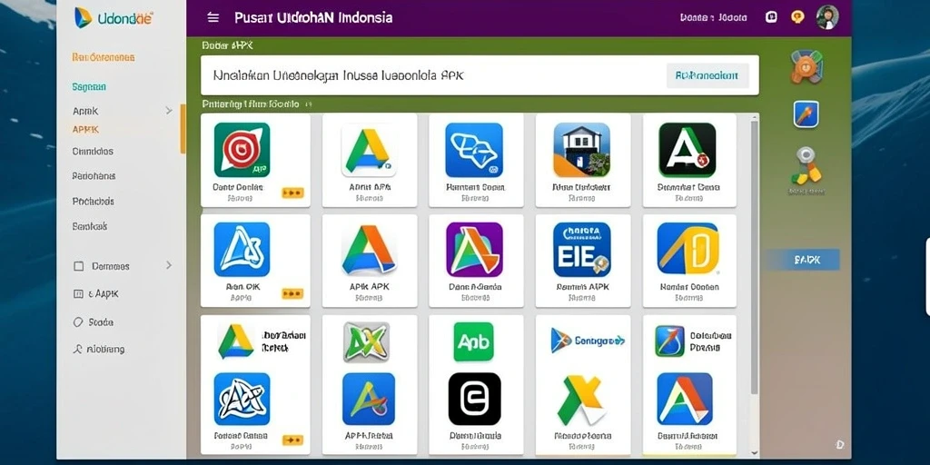 Tampilan awal yang menarik dan mudah dinavigasi.