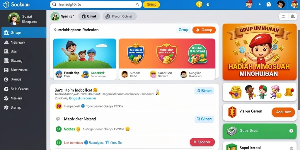 Tampilan grafis yang memukau dari permainan slot.
