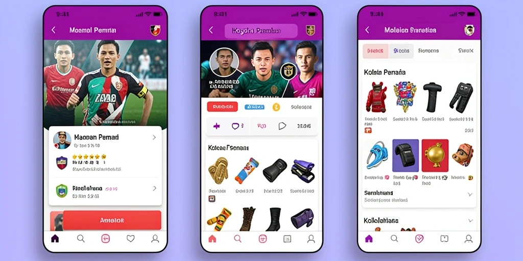 Tampilan antarmuka yang intuitif dan modern.
