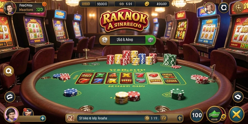 Tampilan menarik dari mesin slot klasik LEDAKSLOT.