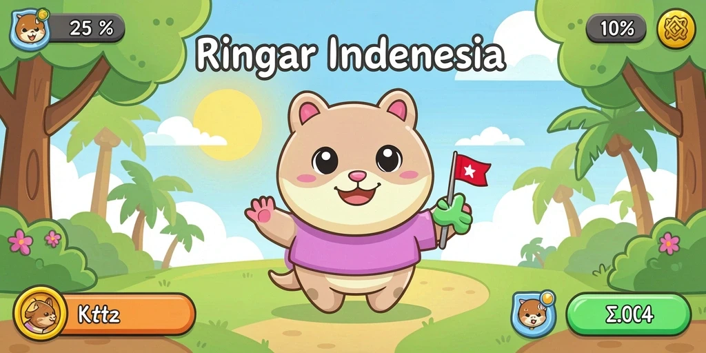 Tampilan awal yang menarik dan interaktif.