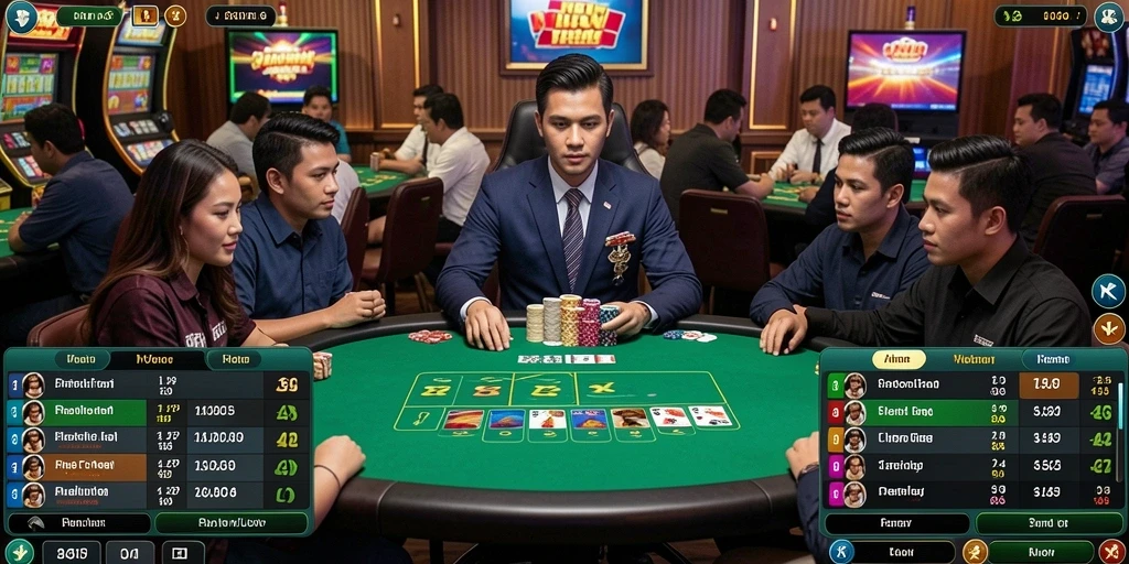 Tampilan layar utama dengan karakter siap bertualang.