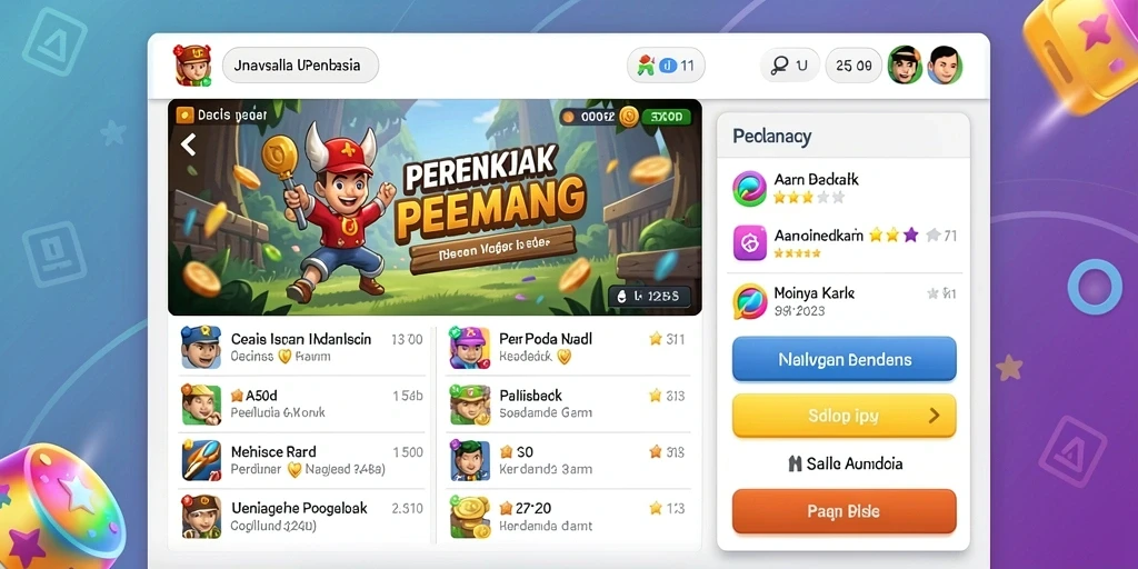 Tampilan permainan yang mengesankan dan intuitif.