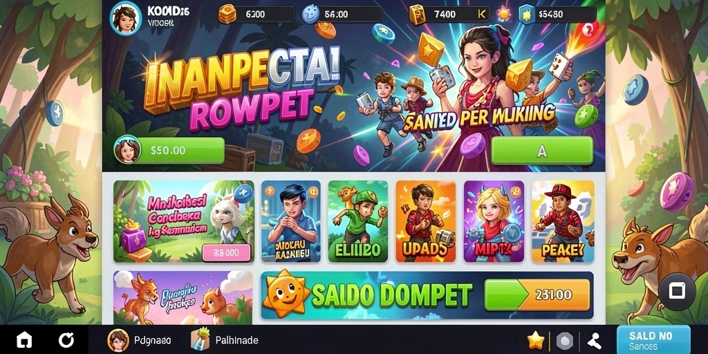 Screenshot menunjukkan aksi seru di dalam permainan.