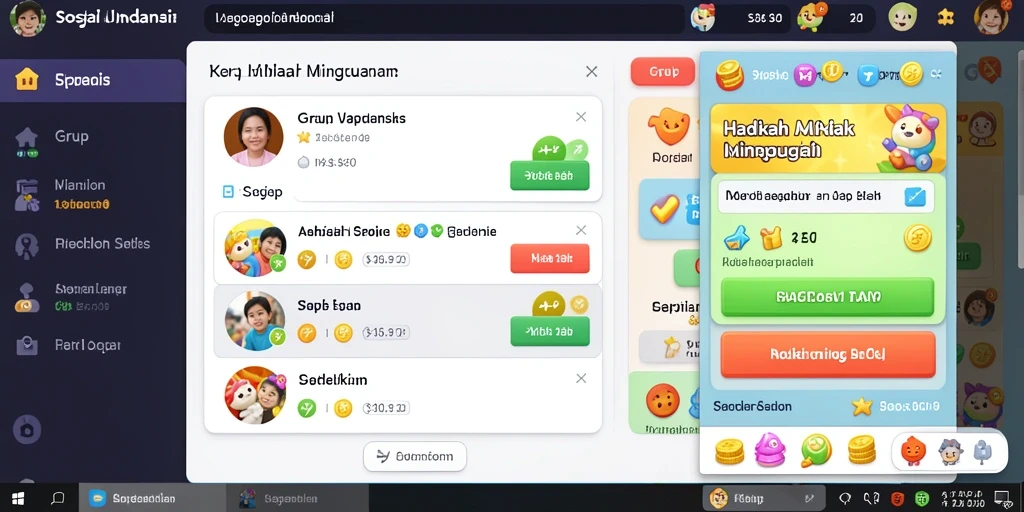 Screenshot menunjukkan aksi pertarungan mendebarkan.