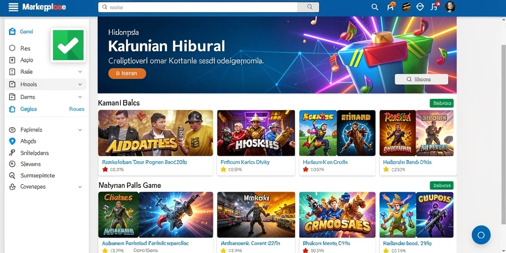 Tampilan menu utama yang intuitif dan mudah dinavigasi.
