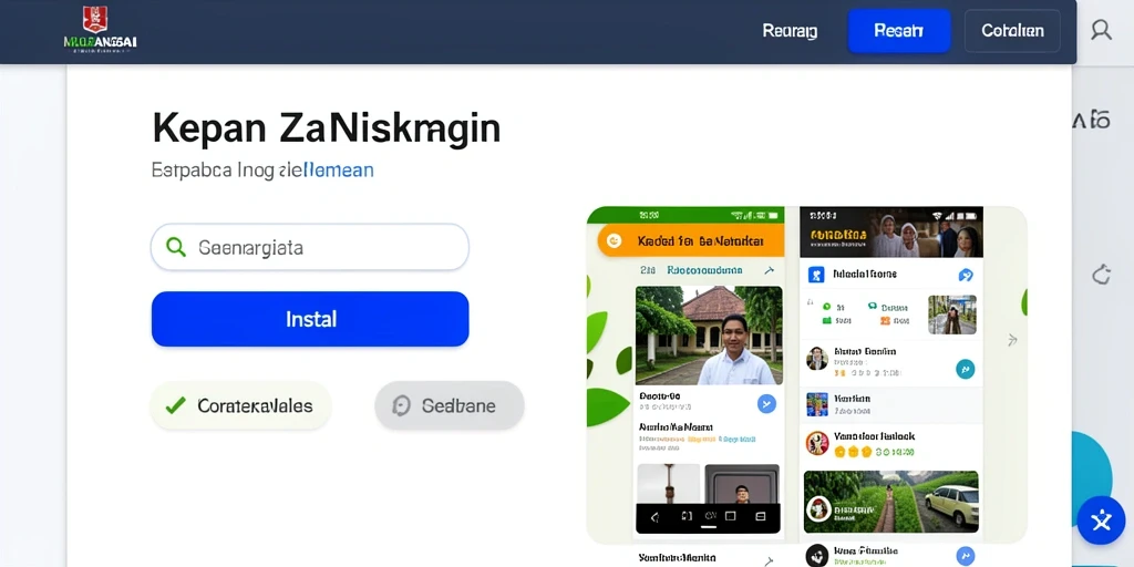Tampilan antarmuka yang bersih dan menarik.