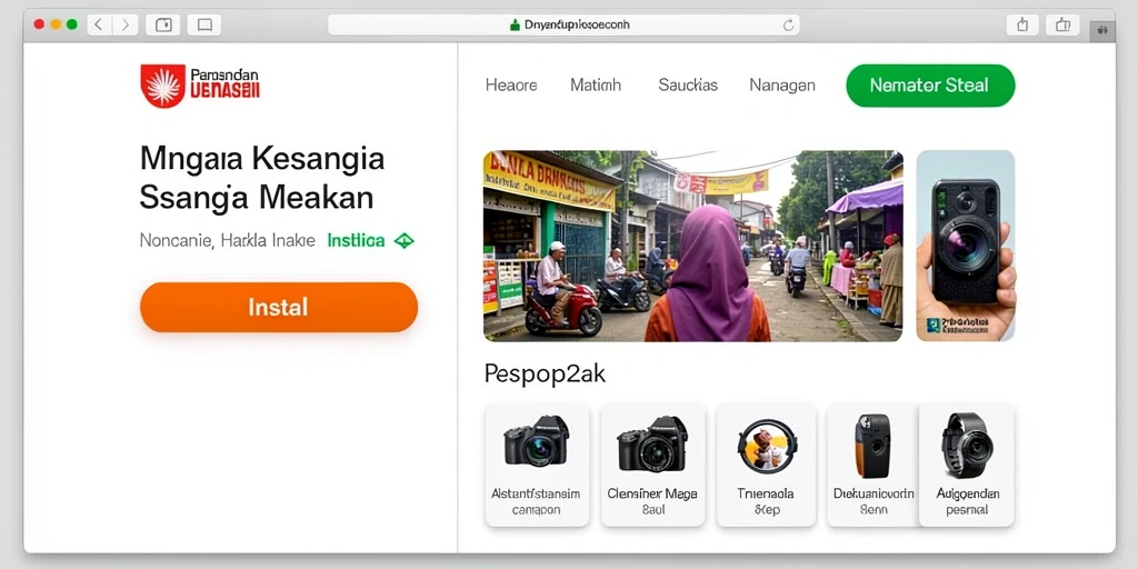 Tampilan awal permainan yang menarik.